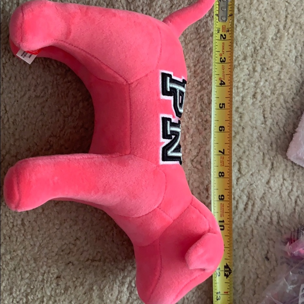 Victoria Secret Pink Large Stuffed Animal Dog NEW